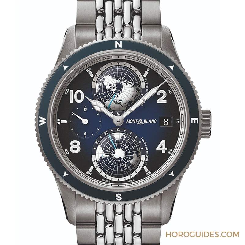 MONTBLANC - 冷光、冰藍與專業(yè)：風格型男工具表三大標配｜萬寶龍1858 Geosphere腕表