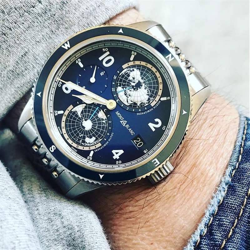 MONTBLANC - 冷光、冰藍與專業(yè)：風格型男工具表三大標配｜萬寶龍1858 Geosphere腕表