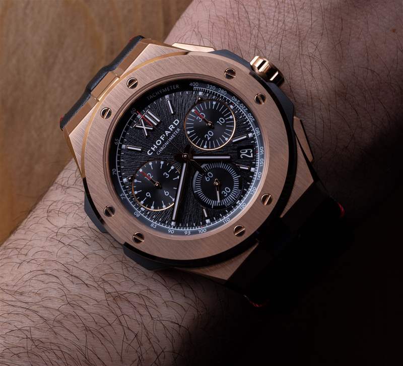動手操作：蕭邦 Alpine Eagle Chrono XL 玫瑰金和陶瓷鈦，以及朗訊鋼表