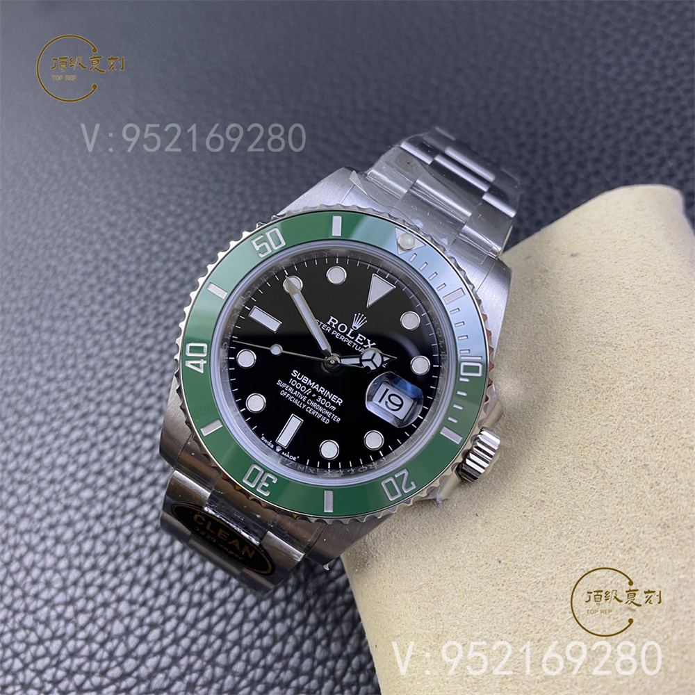 C廠41mm綠水鬼怎么樣-C廠clean廠勞力士綠水鬼126610復(fù)刻表3235機芯做工評測