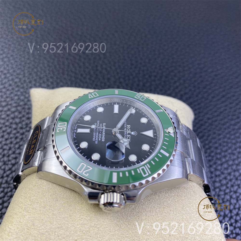C廠41mm綠水鬼怎么樣-C廠clean廠勞力士綠水鬼126610復(fù)刻表3235機芯做工評測
