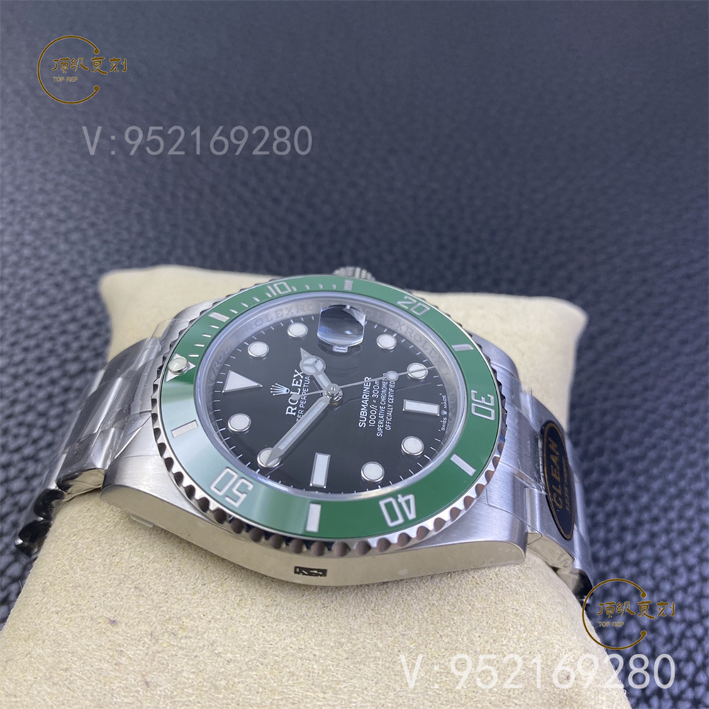 C廠41mm綠水鬼怎么樣-C廠clean廠勞力士綠水鬼126610復(fù)刻表3235機芯做工評測