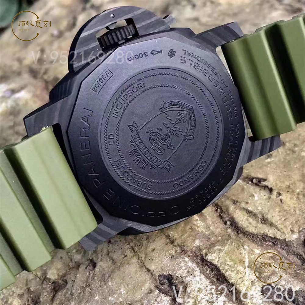 VS廠(SBF廠)沛納海961軍綠風(fēng)格碳纖維腕表做工怎么樣
