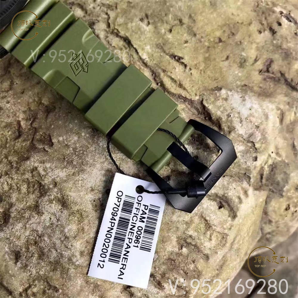 VS廠(SBF廠)沛納海961軍綠風(fēng)格碳纖維腕表做工怎么樣