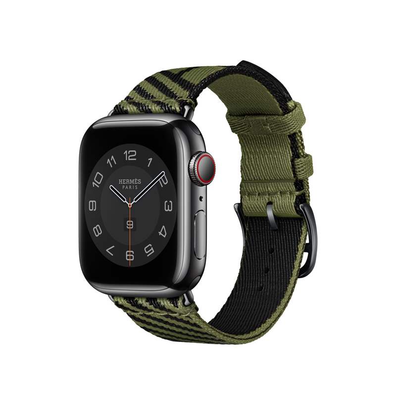 Hermès推出Apple Watch表帶新作：馬術鏈條元素，鏤孔H圖案