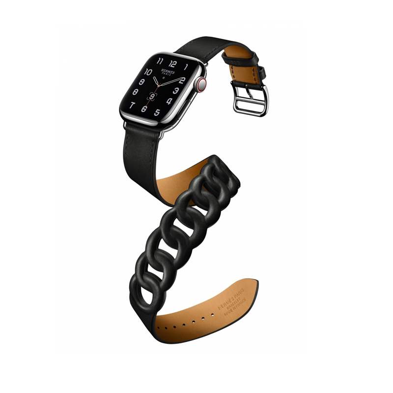 Hermès推出Apple Watch表帶新作：馬術鏈條元素，鏤孔H圖案