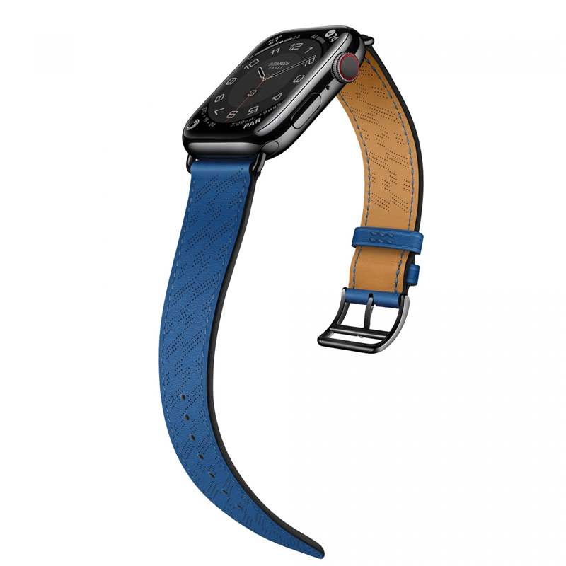 Hermès推出Apple Watch表帶新作：馬術鏈條元素，鏤孔H圖案