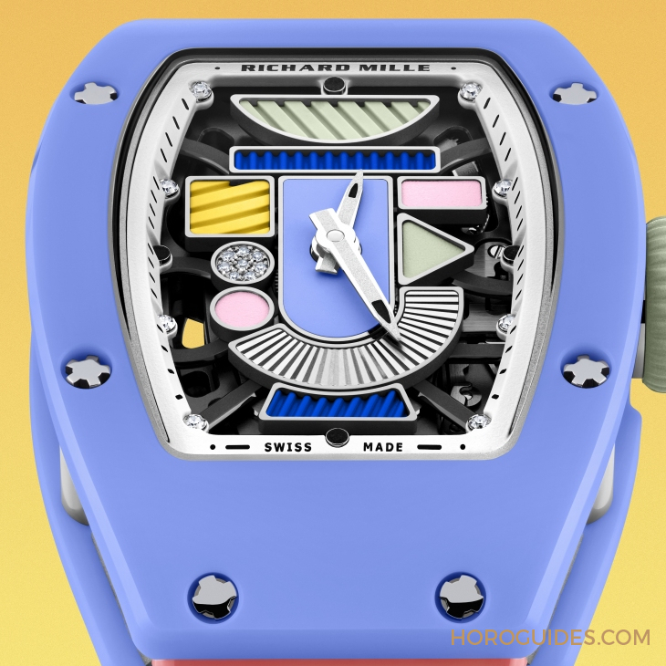 RICHARD MILLE - 融入曼菲斯風格粉嫩三色齊發｜RICHARD MILLE RM 07-01彩色陶瓷腕表