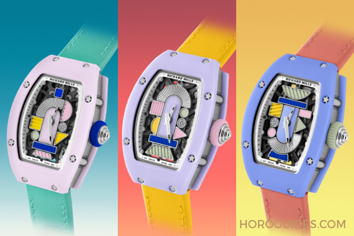 RICHARD MILLE - 融入曼菲斯風格粉嫩三色齊發｜RICHARD MILLE RM 07-01彩色陶瓷腕表
