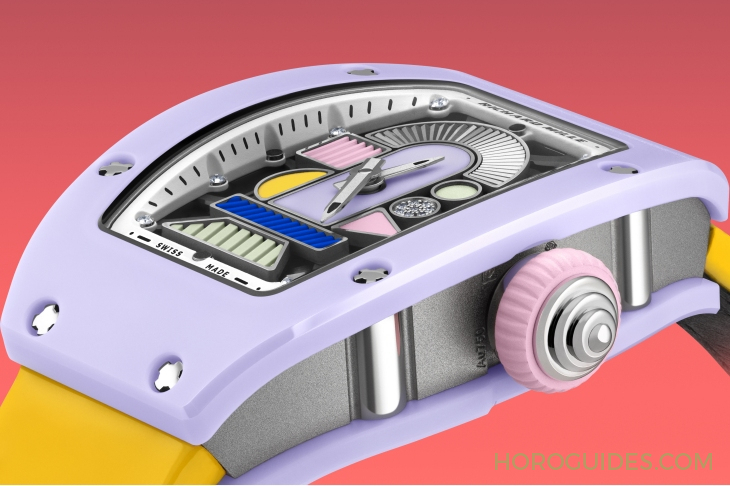 RICHARD MILLE - 融入曼菲斯風格粉嫩三色齊發｜RICHARD MILLE RM 07-01彩色陶瓷腕表