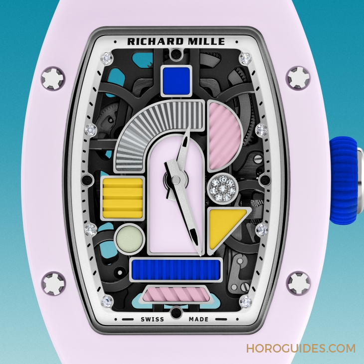 RICHARD MILLE - 融入曼菲斯風格粉嫩三色齊發｜RICHARD MILLE RM 07-01彩色陶瓷腕表