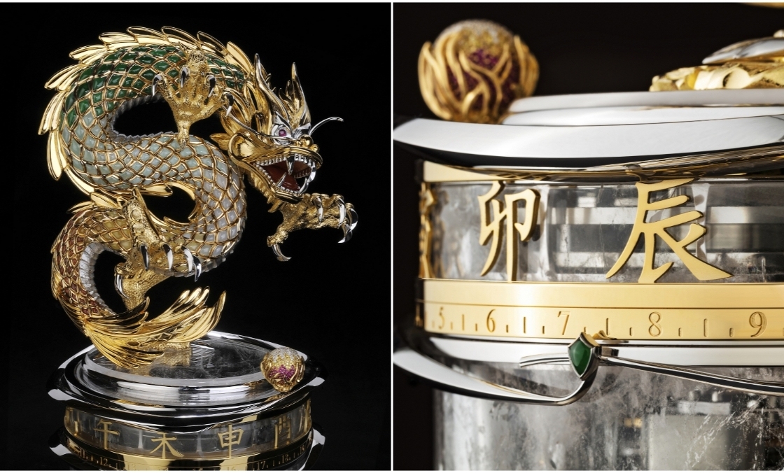 PARMIGIANI FLEURIER - 祥龍戲珠，杰作再現｜PARMIGIANI FLEURIER精心修復Tempus Fugit自動座鐘