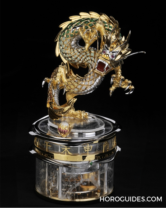 PARMIGIANI FLEURIER - 祥龍戲珠，杰作再現｜PARMIGIANI FLEURIER精心修復Tempus Fugit自動座鐘