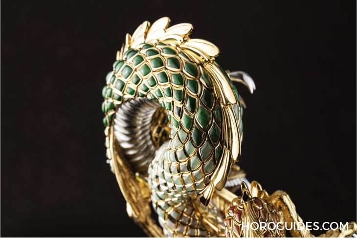 PARMIGIANI FLEURIER - 祥龍戲珠，杰作再現｜PARMIGIANI FLEURIER精心修復Tempus Fugit自動座鐘