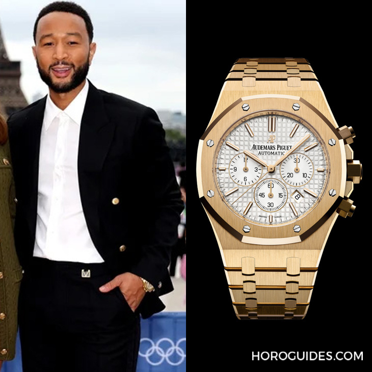 AUDEMARS PIGUET - ROYAL OAK - 15407ST. OO.1220ST.02 - 直擊 ！ 名人現身2024巴黎奧運戴什么表