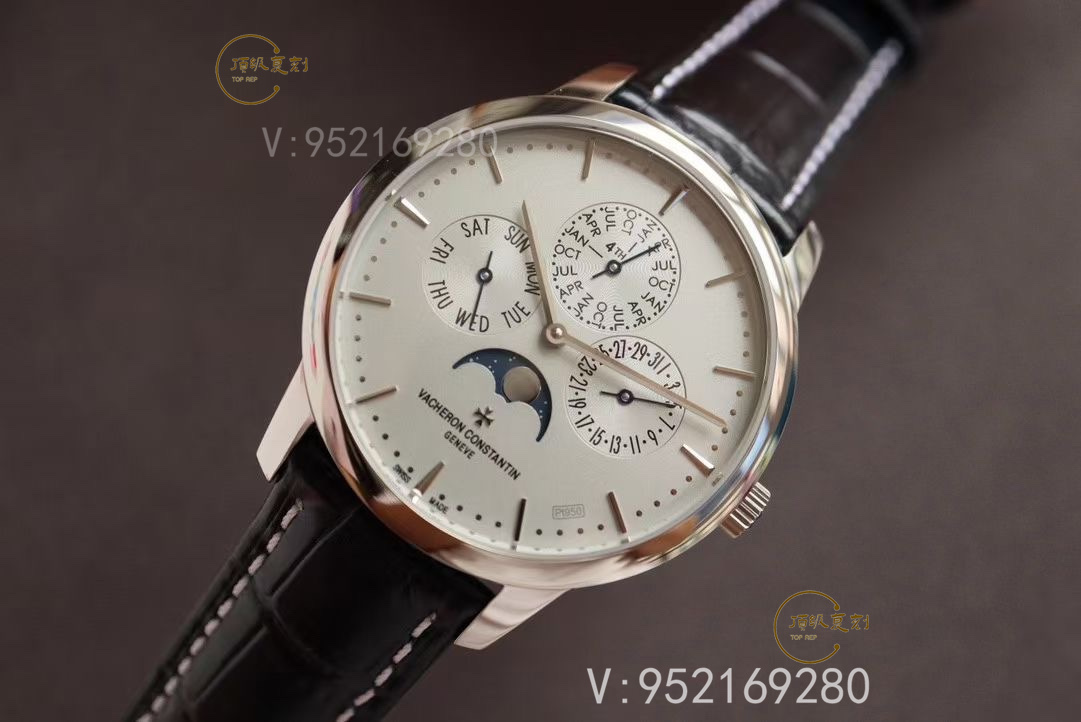 MX廠江詩丹頓傳承萬年歷43175/000P-B190腕表評(píng)測,和正品對比區(qū)別在哪