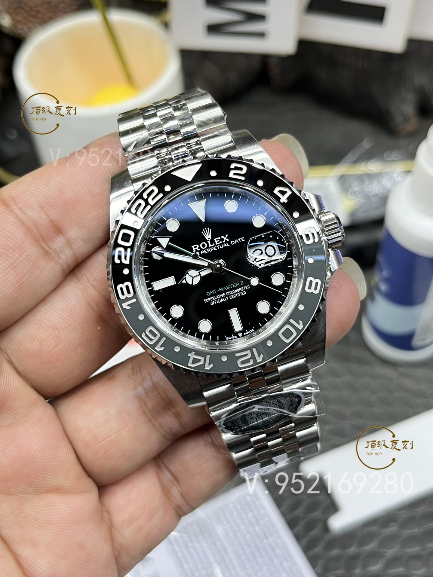 Clean廠C廠的勞力士格林尼治GMT 126710黑灰“皮蛋圈”新款深度測評與正品對比
